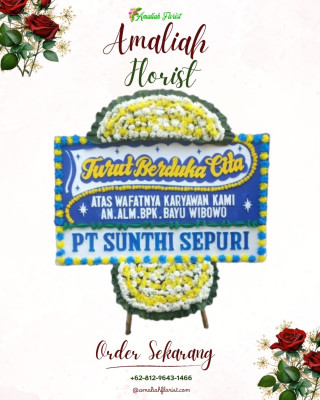 Papan Bunga Duka di Sampoddo