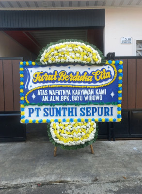 Papan Bunga Duka di Sampoddo